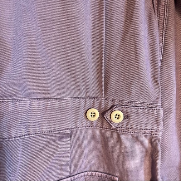 Madewell Women’s Button Up Long Sleeve Jumpsuit Smoky Grape Purple Large - Picture 14 of 14